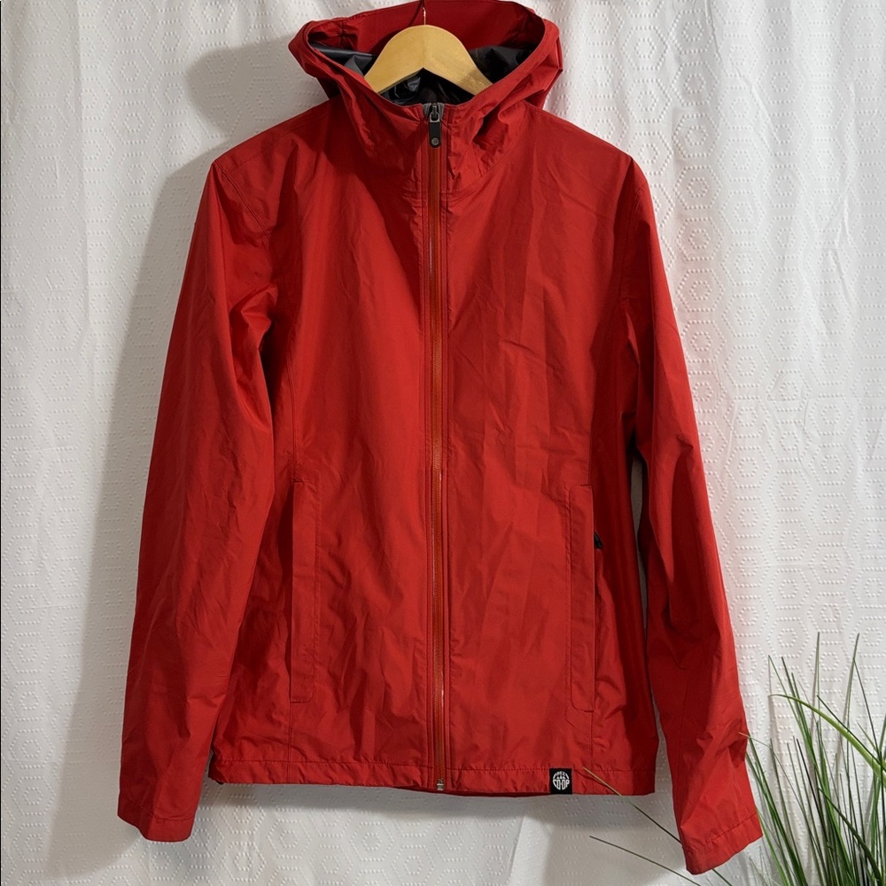 REI Co Op Red Jacket Women Small Lightweight Windbreaker Rain Gorpcore